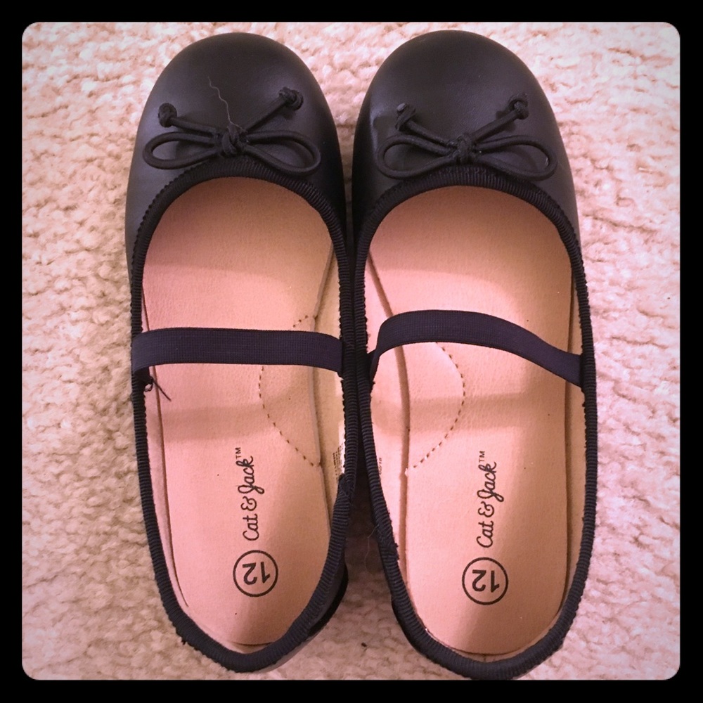 Toddler Girls Black Dress Shoes